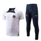 Camiseta Pre-partido + Pantalones PSG 2022/23 (Blanco)