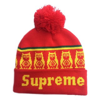 Gorro SUPREME [Rojo/Amarillo]