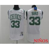 Larry Bird, Boston Celtics (Blanca) -NIÑOS