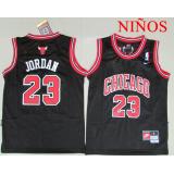 Michael Jordan, Chicago Bulls (Negra) -NIÑOS
