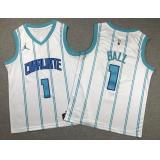 Lamelo Ball, Charlotte Hornets (White) - NIÑOS