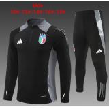 Chándal Italia 2024 (Black) - NIÑOS