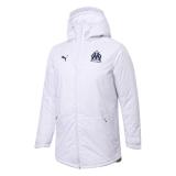 Chaqueta acolchada Olympique Marsella 2020/21 - Blanca