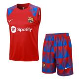 Kit Entrenamiento FC Barcelona 2023/24 (Rojo)