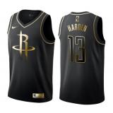 James Harden, Houston Rockets - Black/Gold