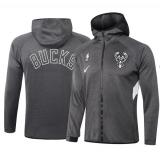 Chaqueta con capucha Milwaukee Bucks - Black