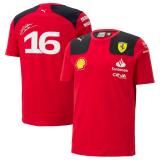 Camiseta Scuderia Ferrari 2023 - Charles Leclerc