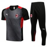Camiseta + Pantalones AC Milan 2021/22 (Negro)