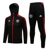 Chándal Manchester United 2021/22 (Negro, capucha)
