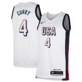 Stephen Curry, USA 2024 (White) "JJOO París"
