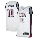 Jayson Tatum, USA 2024 (White) "JJOO París"