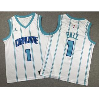 Lamelo Ball, Charlotte Hornets (White) - NIÑOS