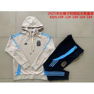Chándal con capucha Argentina 2024 (White) - NIÑOS