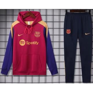 Chándal con capucha FC Barcelona 2024/25 (Rojo)