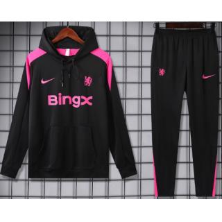 Chándal con capucha Chelsea 2024/25 (Black)