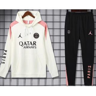 Chándal con capucha PSG 2024/25 (Blanco)
