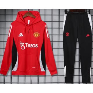 Chándal con capucha Manchester United 2024/25 (Red)