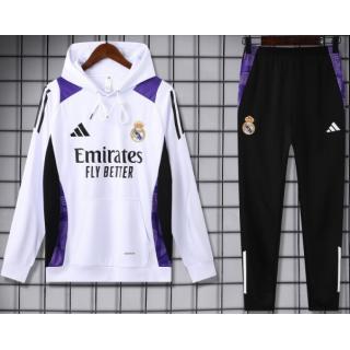 Chándal con capucha Real Madrid 2024/25 (White)