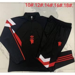 Chándal Manchester United 2024/25 (Negro) - NIÑOS