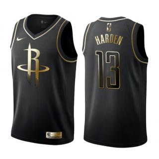 James Harden, Houston Rockets - Black/Gold