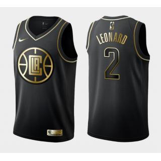 Kawhi Leonard, Los Angeles Clippers - Black/Gold