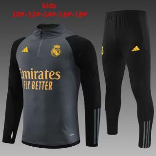 Chándal Real Madrid 2023/24 (Negro) - NIÑOS