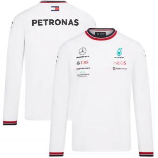 Camiseta Mercedes AMG Petronas F1 2022 ML (Blanca)