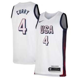 Stephen Curry, USA 2024 (White) \"JJOO París\"